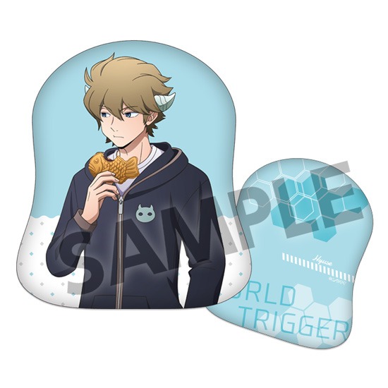 ワールドトリガー 描き下ろしむにゃもちクッション ヒュース 日常 ver