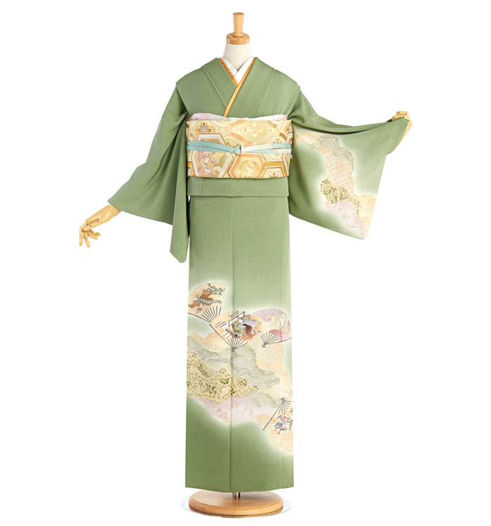 樽本伊勢蔵 訪問着 No.AA-4076-Mサイズの通販｜きもの365