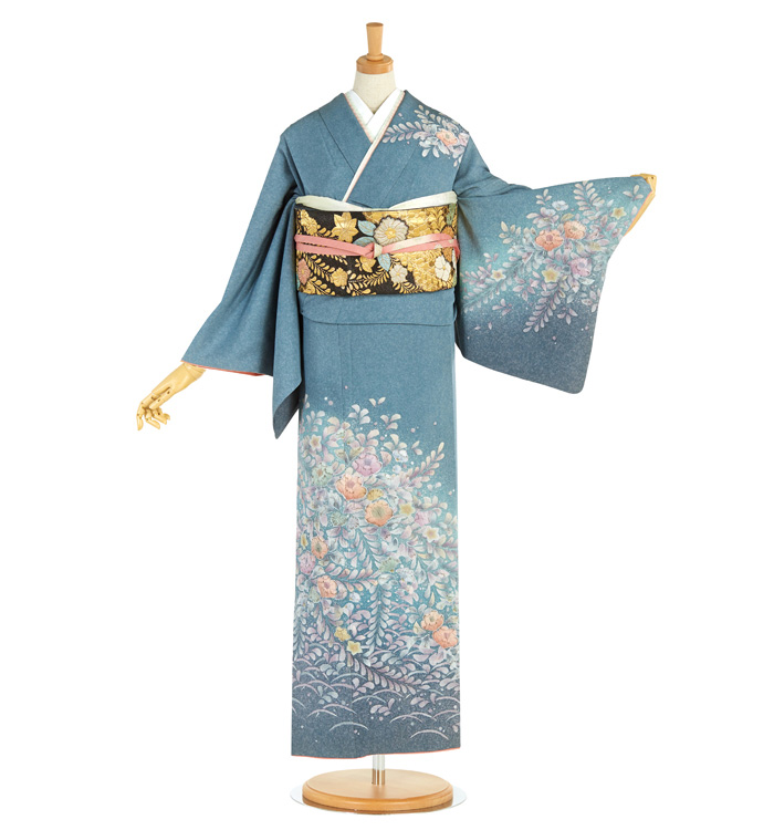 辻が花 訪問着 No.AA-4195-Mサイズのレンタル｜きもの365