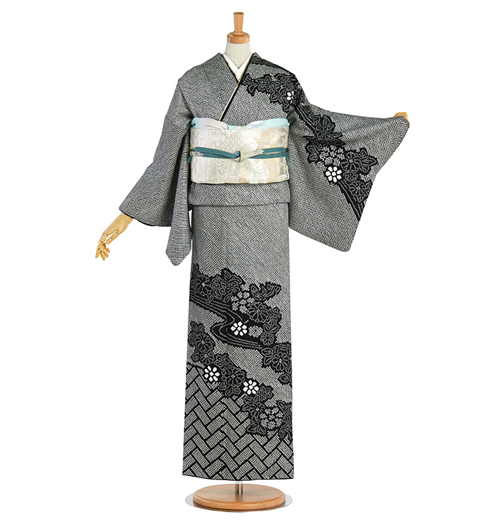 総絞り 訪問着 No.AA-4543-Mサイズのレンタル｜きもの365