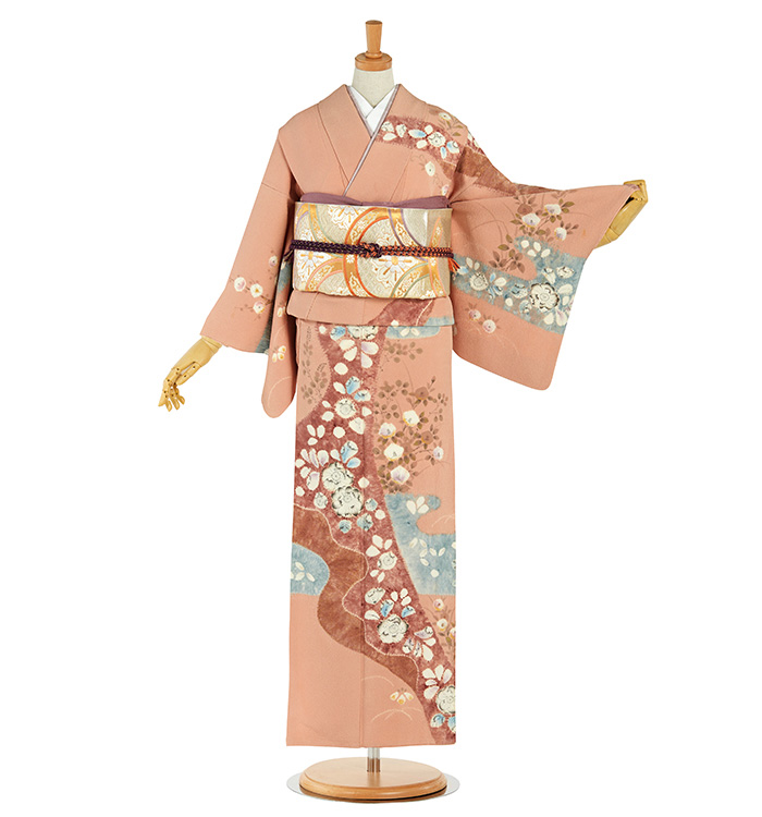 辻が花 訪問着 No.AA-4600-Sサイズのレンタル｜きもの365