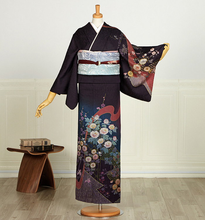 辻が花作家 訪問着 No.AA-4876-Mサイズのレンタル｜きもの365