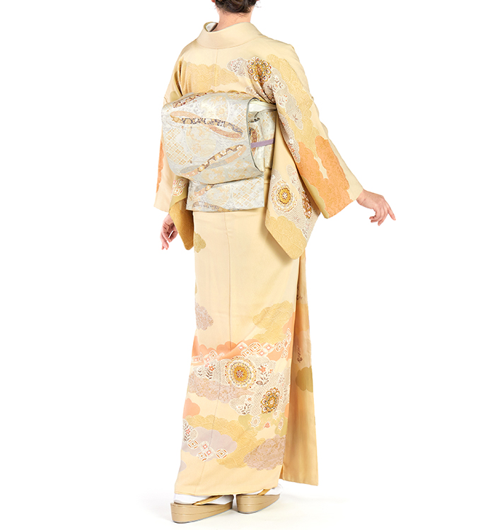 スワトウ刺繍 訪問着 No.AA-0343-Lサイズのレンタル｜きもの365