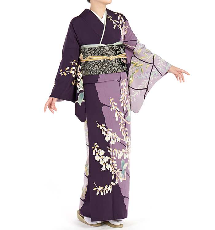 本加賀友禅 訪問着 No.AA-1571-Mサイズのレンタル｜きもの365