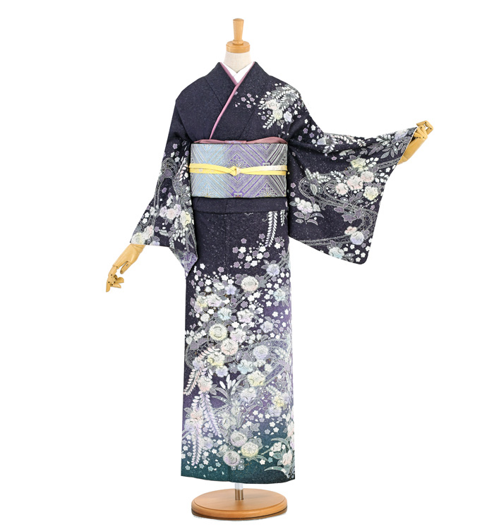 辻が花作家 訪問着 No.AA-2928-Lサイズのレンタル｜きもの365