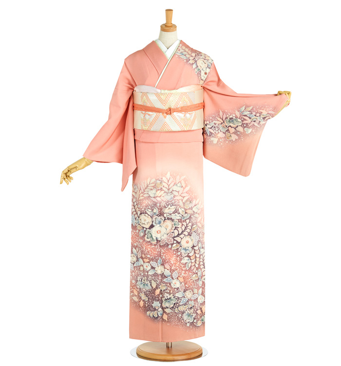 桐屋辻が花 訪問着 No.AA-3839-Mサイズのレンタル｜きもの365