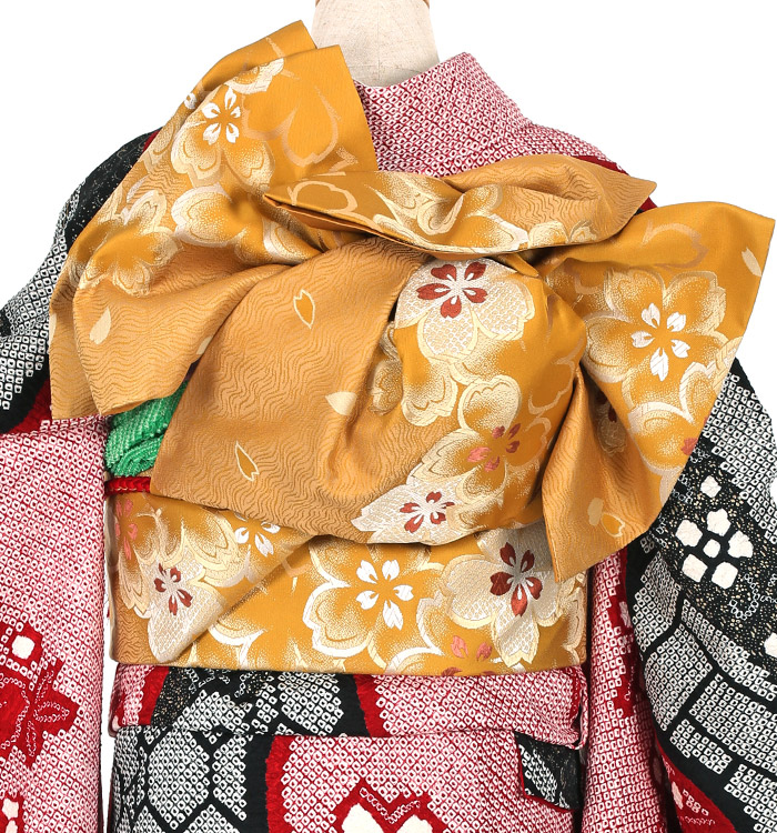 総絞り 振袖（専用襦袢付）No.EA-1226-Lサイズのレンタル｜きもの365