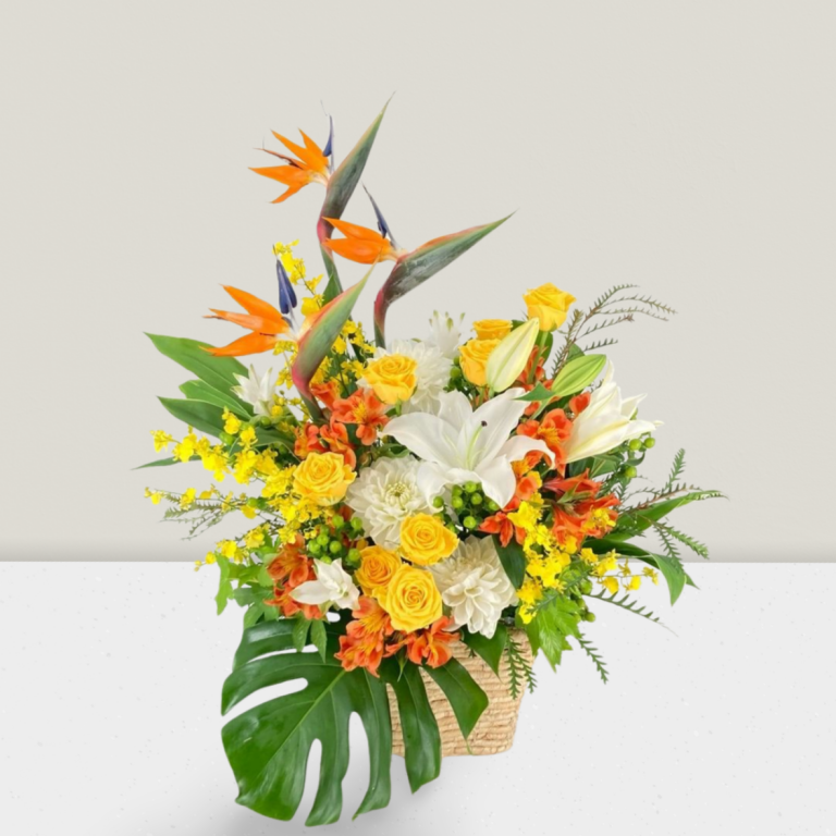 イエロー系おまかせアレンジメント Y-28（カラー：イエロー）｜ ｜with
