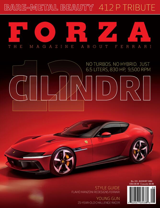 Issue 215 | August 2024 | Forza | The Magazine About Ferrari