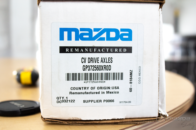 GP37-25-50XB - Axle Assembly - 2009-2013 Mazda 6 | Mazda Swag