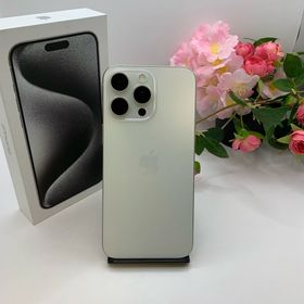 美品】iPhone15 Pro Max 1TB ホワイトチタニウム 国内版 iPhone 15 Pro