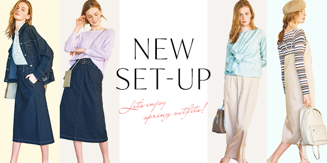 stola 2020 NEW SET-UP 【Spring NEW】旬なムードの新作セットアップ