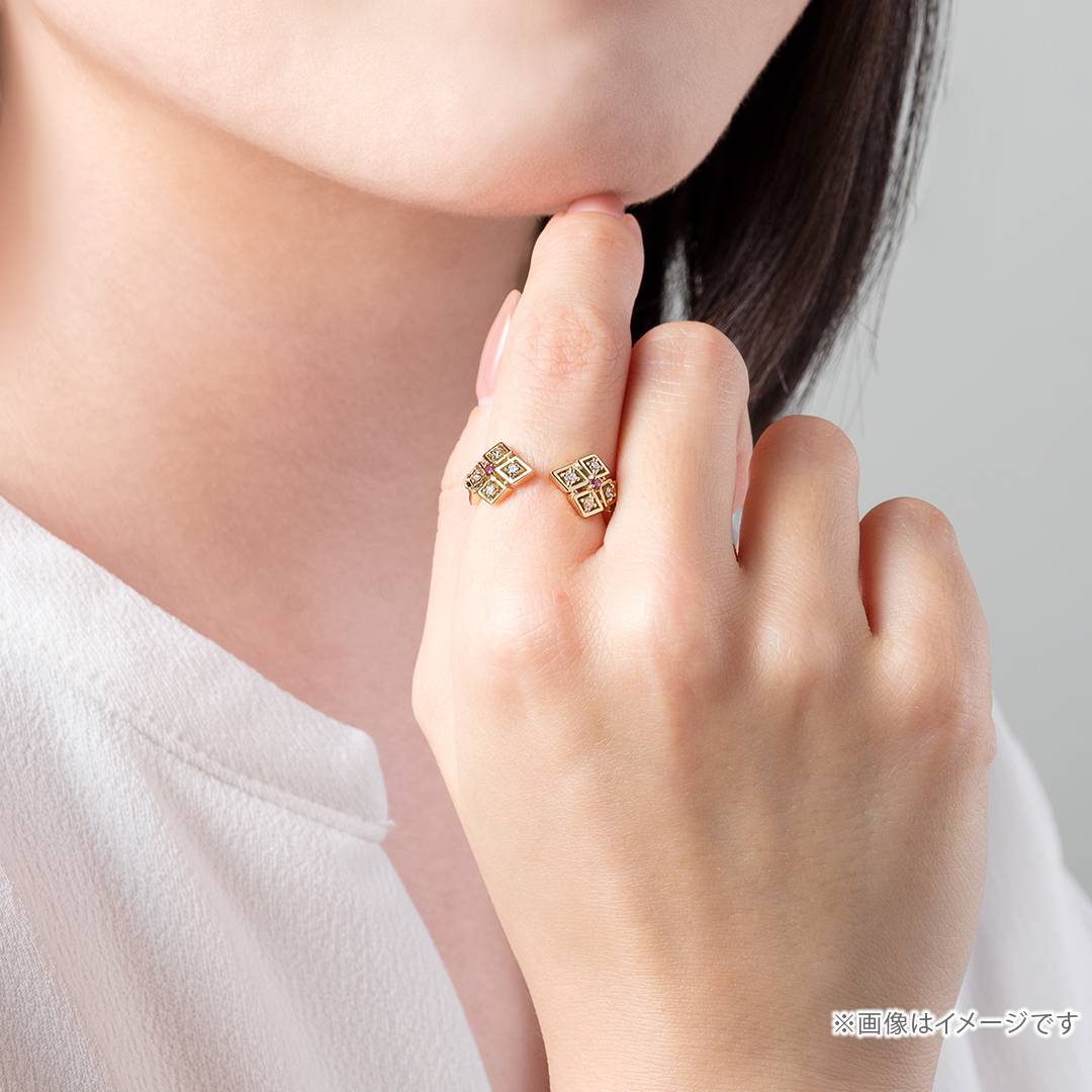 フォークリング「加州清光」 K18イエローゴールド 刀剣乱舞ONLINE|U