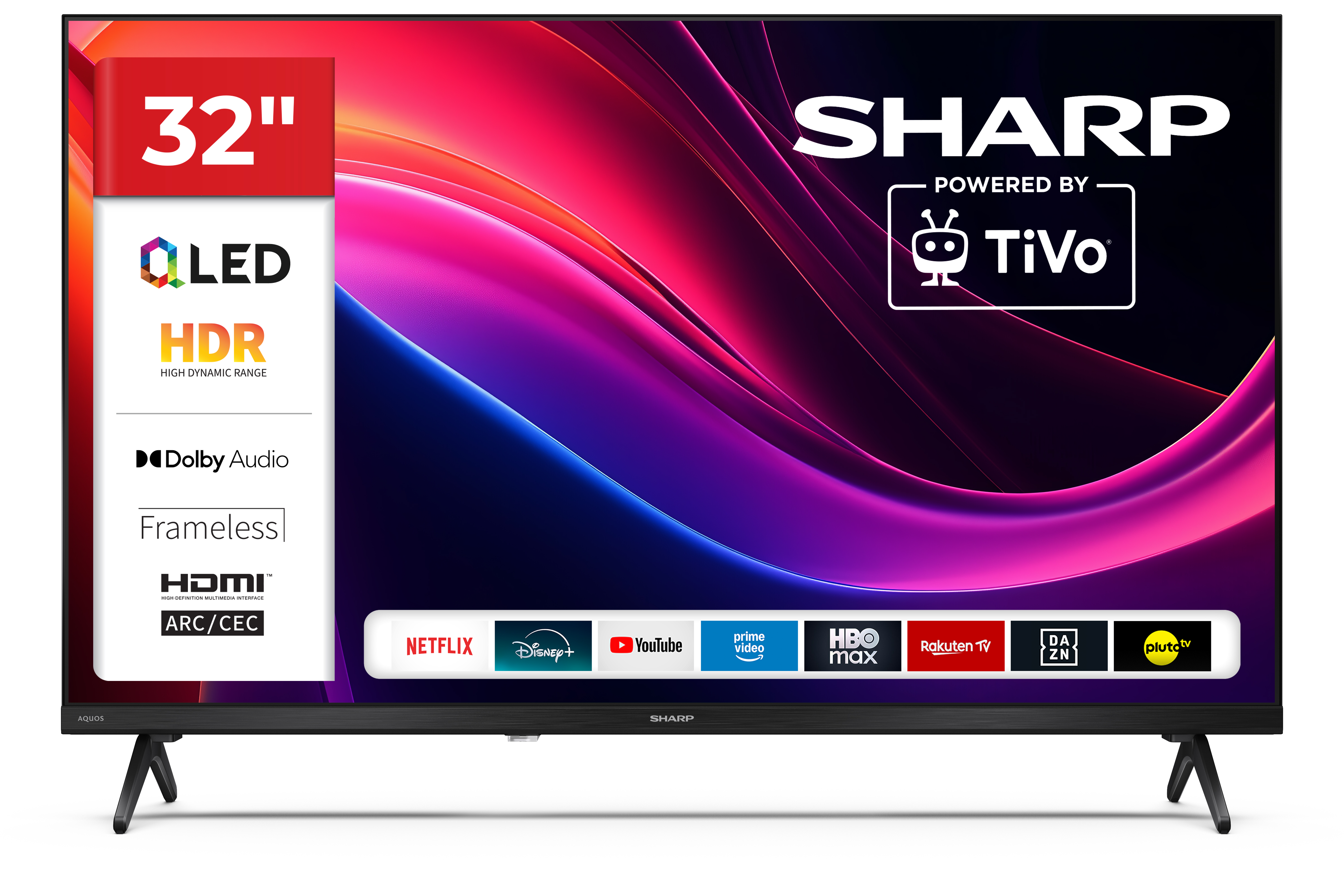 32″ HD QLED Smart TV | 32HE3445E - Sharp Consumer