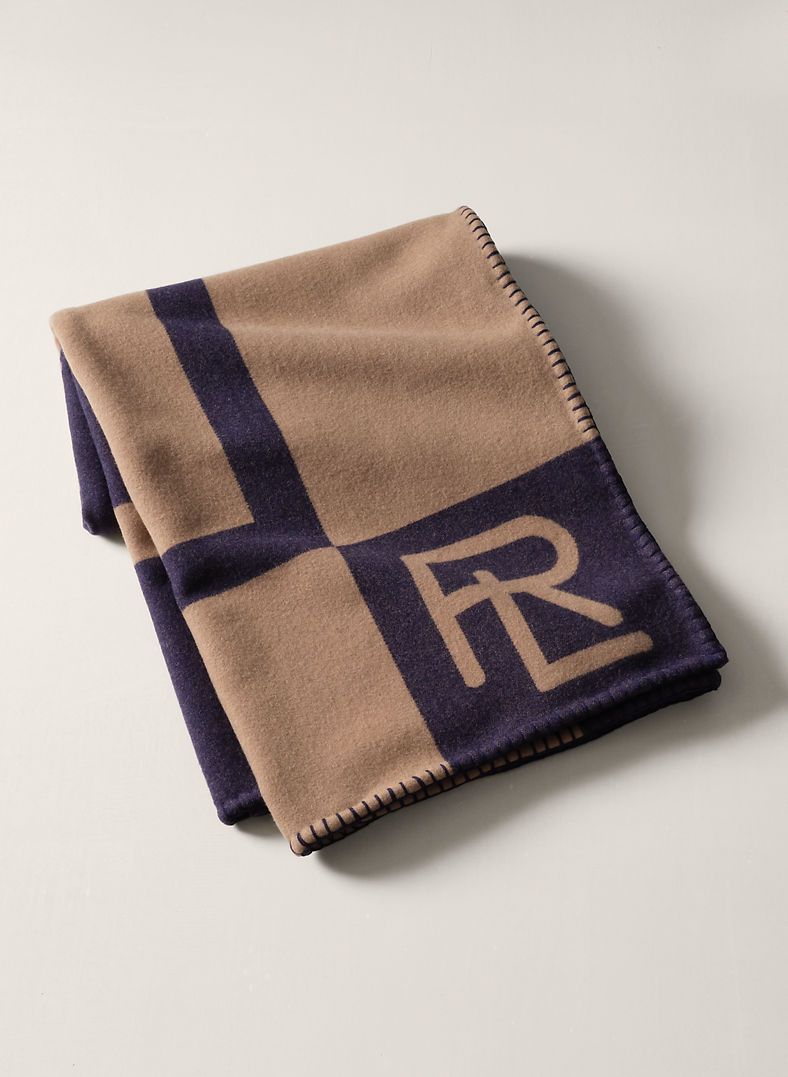 ラルフローレンスローブランケット ノルディックボーダー明日まで