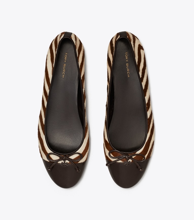 Cap-Toe Ballet: Women's Designer Flats | Tory Burch