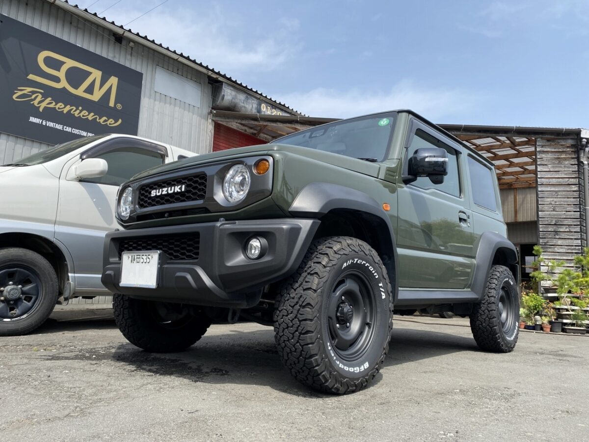ジムニーシエラ JB74 リフトアップ実例 1インチアップ – SCM