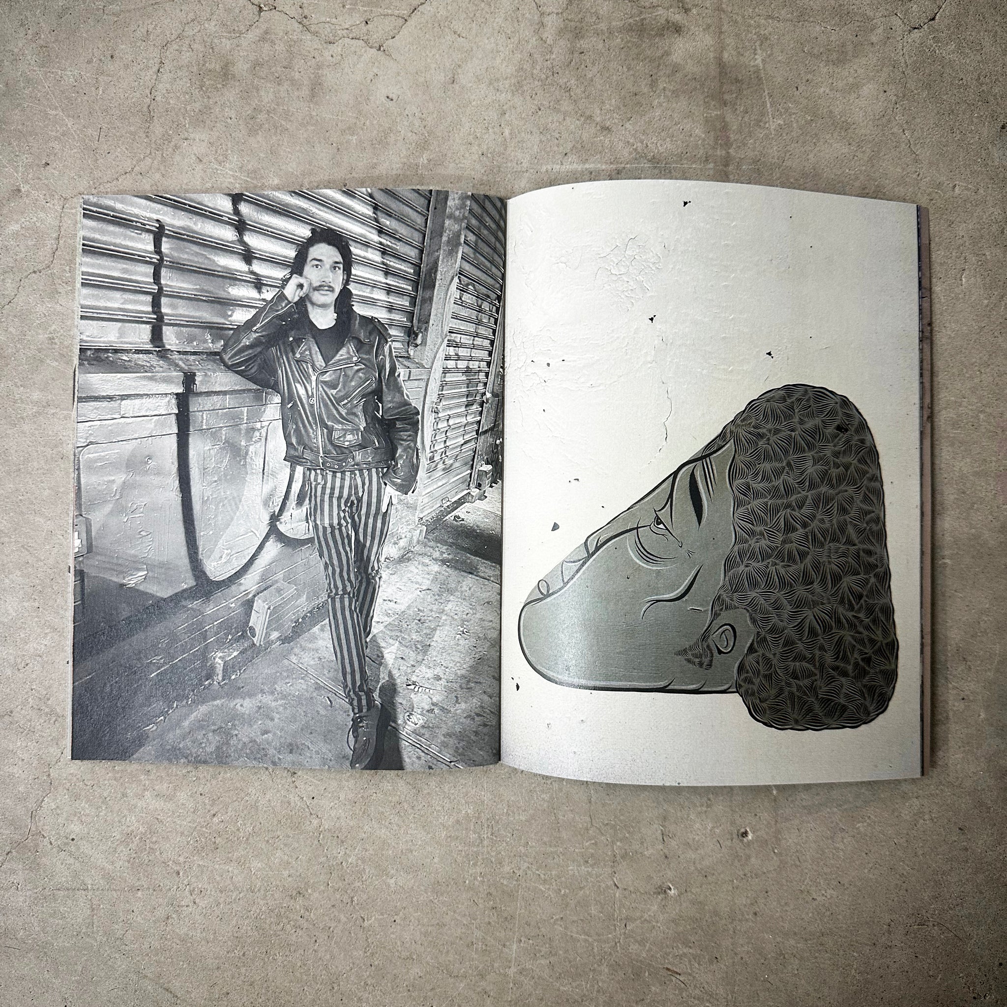 Untitled Zine “T.H.R.” by Barry McGee – Scooters For Peace