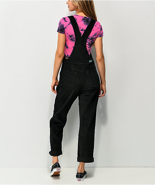 Empyre Suzie Black Corduroy Overalls | Zumiez