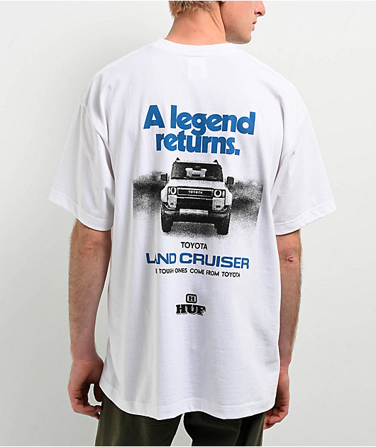 HUF x Toyota Legend Returns White T-Shirt | Zumiez