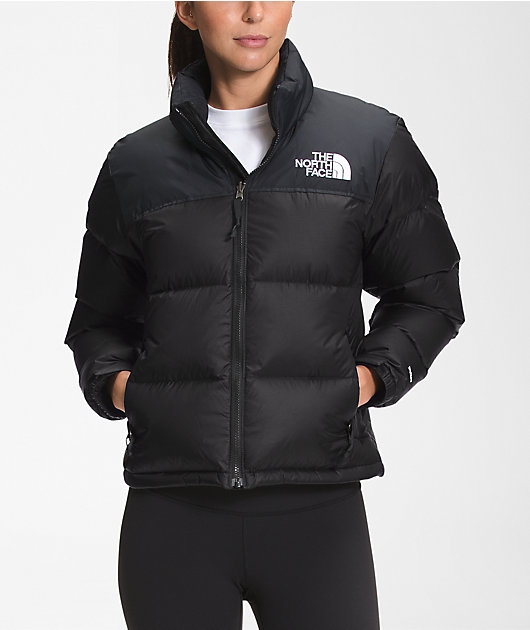 The North Face 1996 Retro Nuptse TNF Black Puffer Jacket | Zumiez