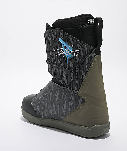 ThirtyTwo Powell Lashed Double BOA Green & Black Snowboard Boots