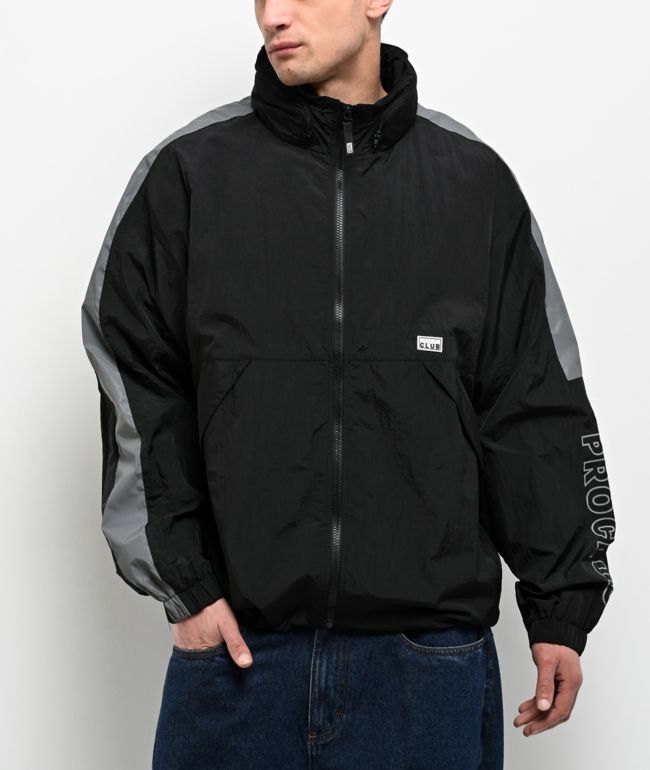 Pro Club Heavyweight Black Zip Track Jacket | Zumiez