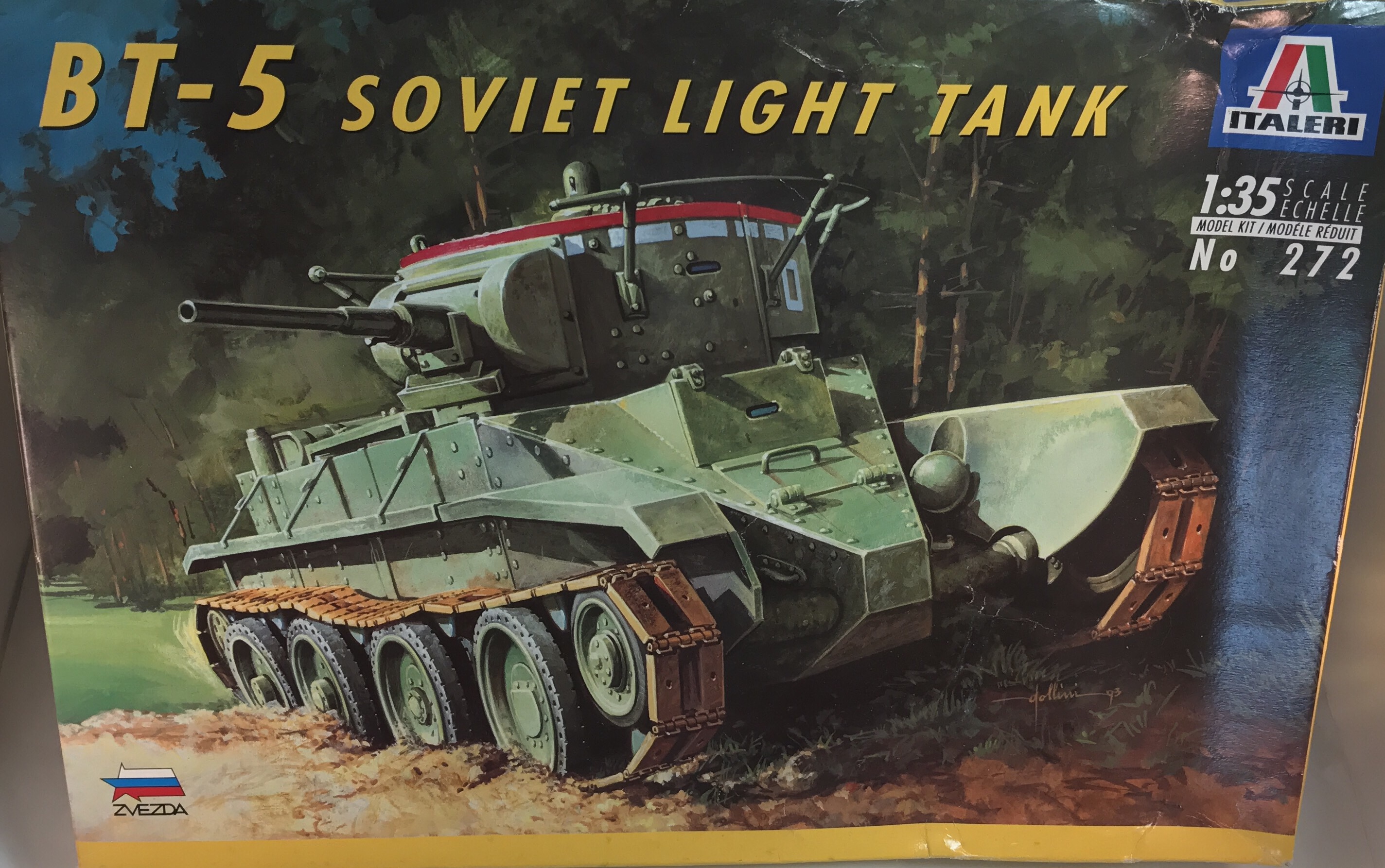 1/35 Italeri/Zvezda BT-5 Soviet Light Tank