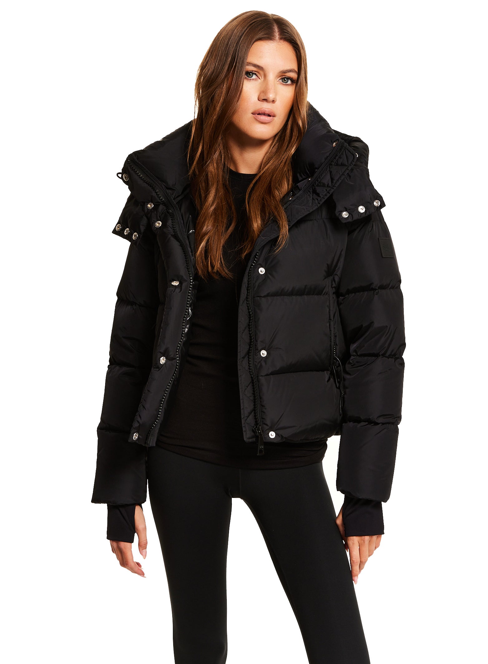 SAM new york womens JORDY short down filled puffer jacket in matte