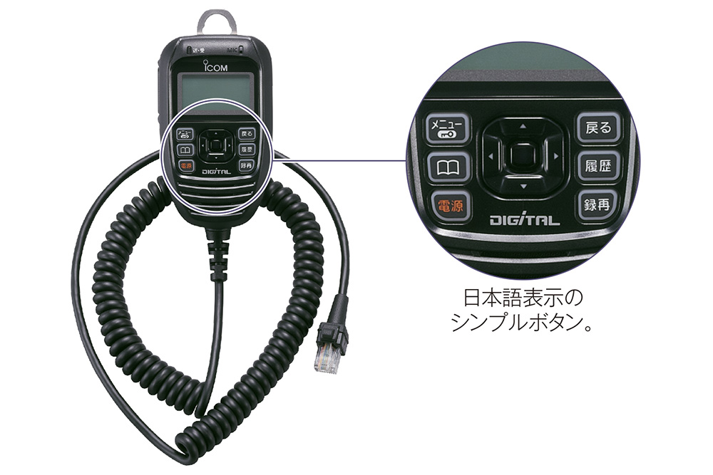 アイコム スピーカーマイクロホン（コマンドマイク®） HM-206#32