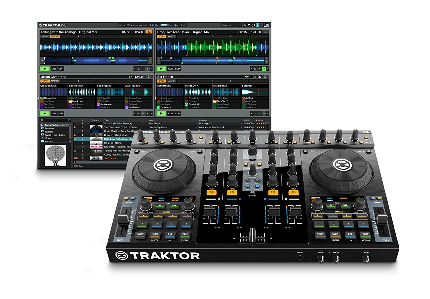 TRAKTOR KONTROL S4 MK2 | San Jose AV Rentals