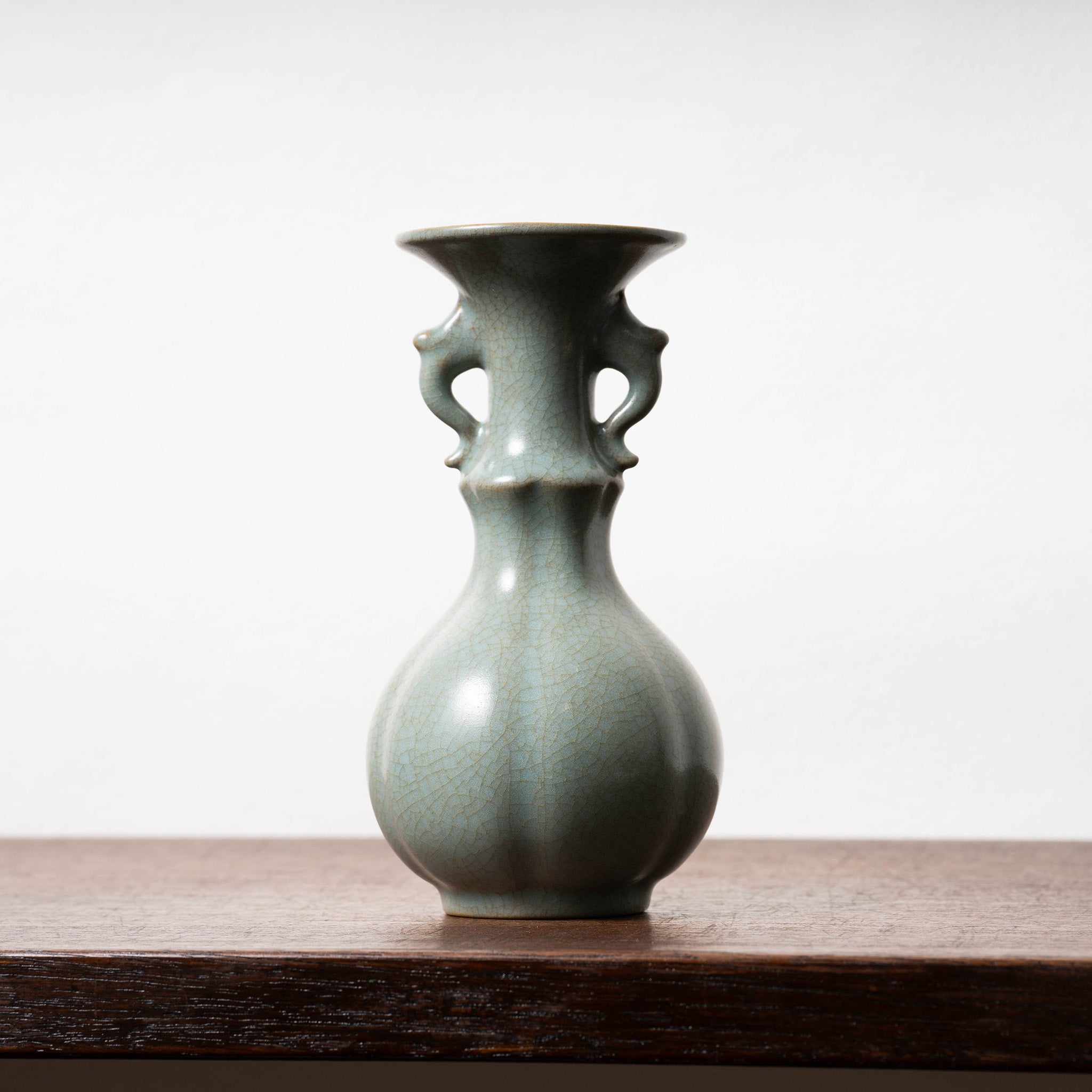 時代古作品❗】中国古美術 中国古陶磁器 瑠璃釉 壽 寿文字彫り 長頸壺