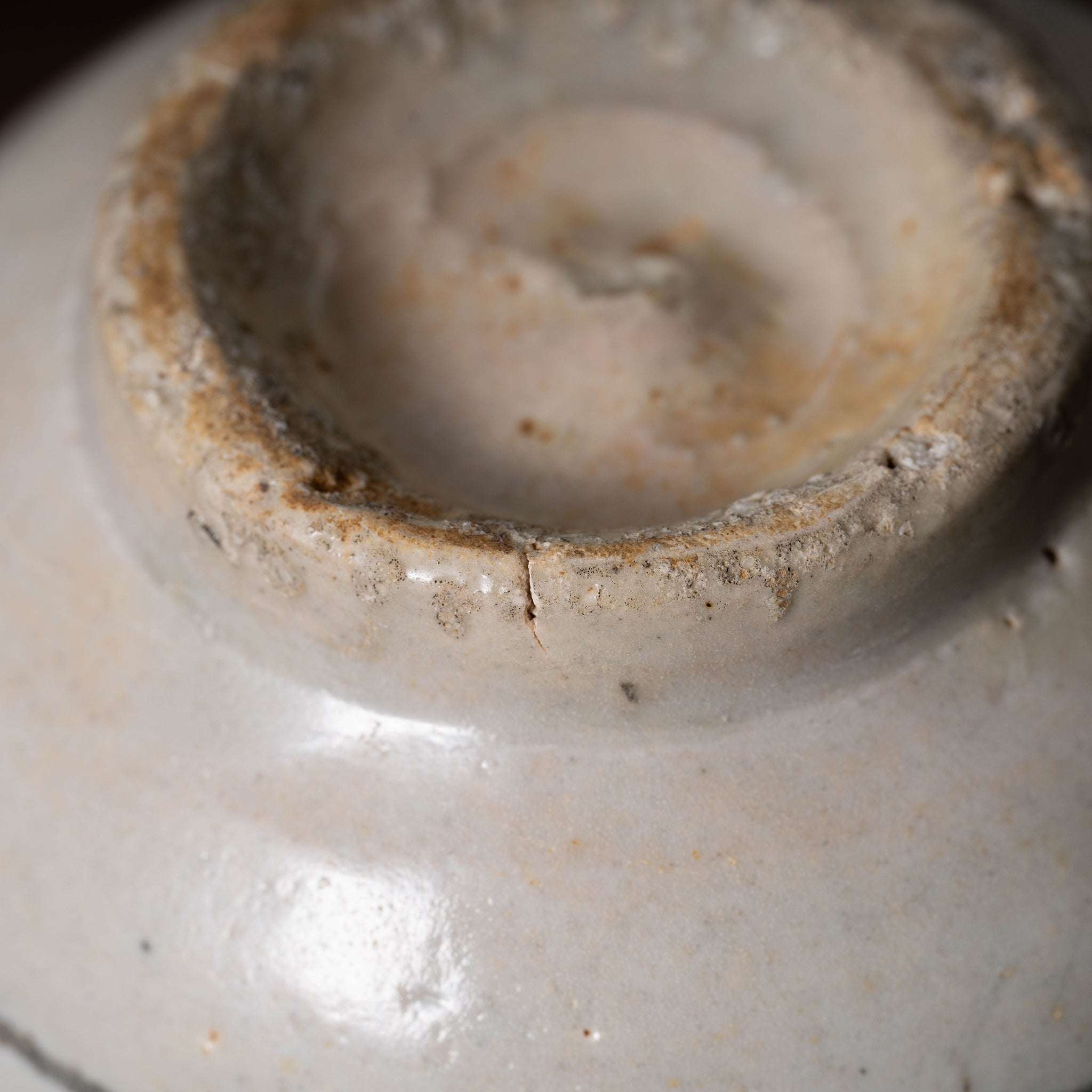 李朝 白磁鉄線魚紋瓶 – 燦禾 SANKA