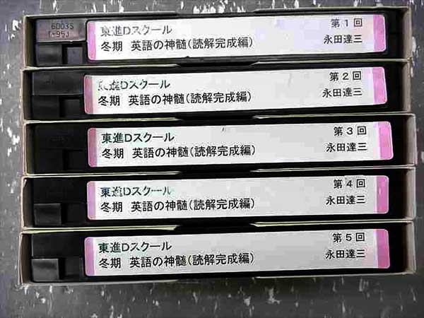 東進 永田達三の英語の神髄 -基礎-構文解釈法講義 | 大学受験 絶版参考