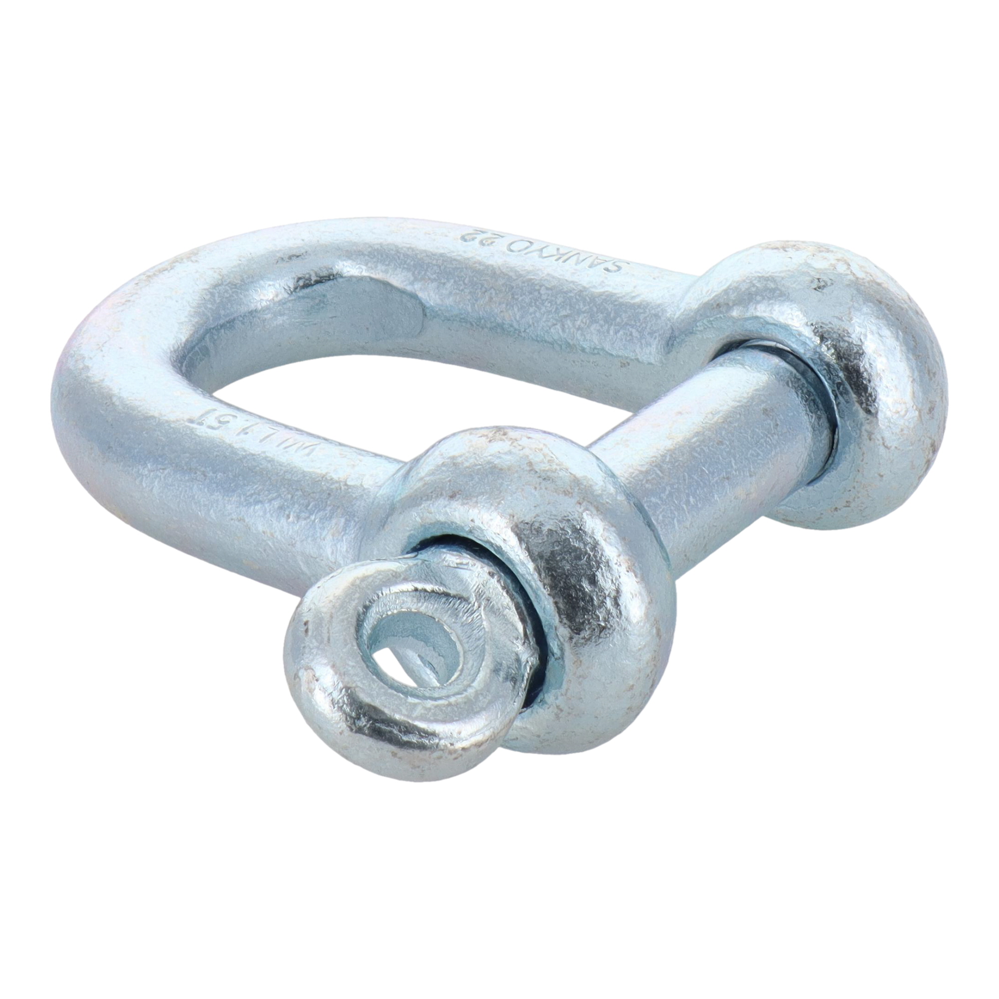 NS-22 荷役 シャックル 捻込シャックル 電気メッキ 22mm｜株式会社