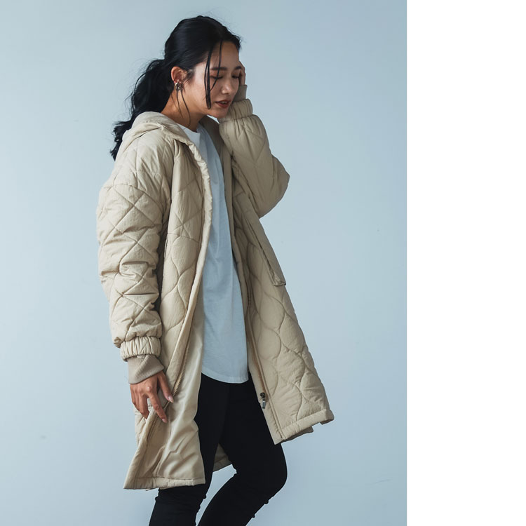 キルティング 中綿コート レディース フード付き Filomo 5F (08000298)