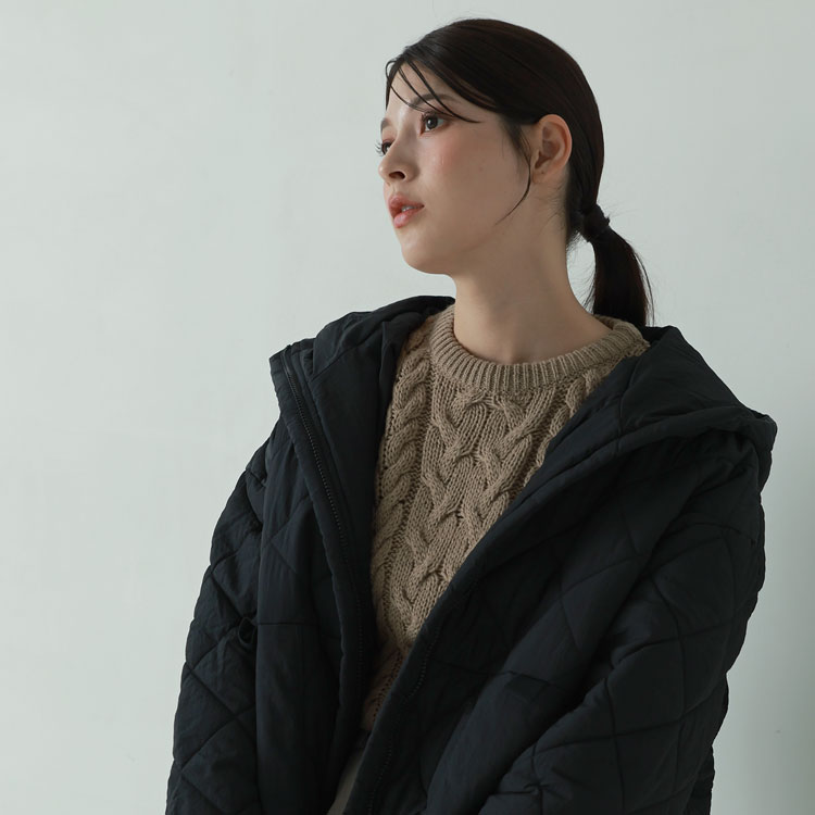 キルティング 中綿コート レディース フード付き Filomo 5F (08000298)