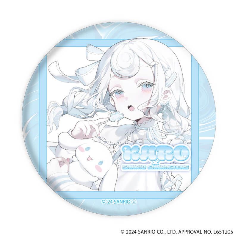 夏炉×サンリオキャラクターズ｜缶バッジ「夏炉×サンリオキャラクターズ