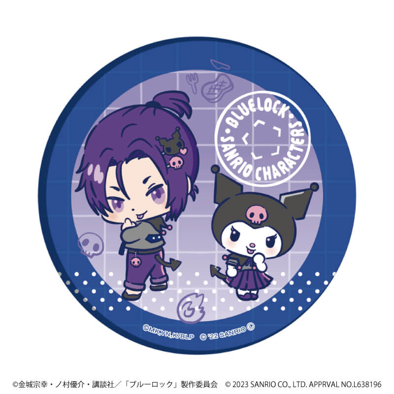 TVアニメ『ブルーロック』×サンリオキャラクターズ｜缶バッジ「TV