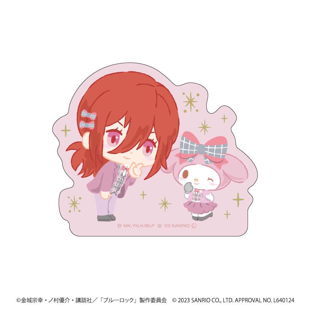 TVアニメ『ブルーロック』×サンリオキャラクターズ｜缶バッジ「TV