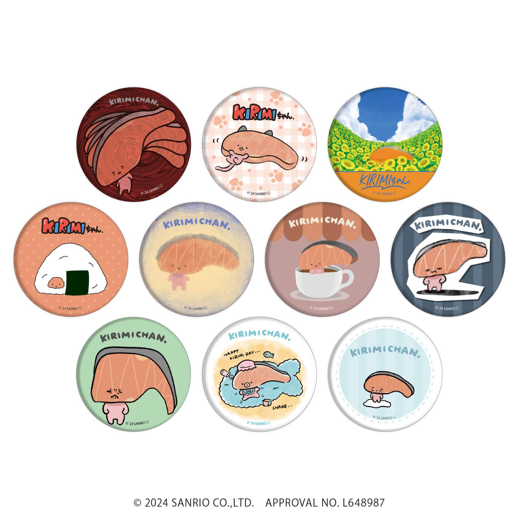 KIRIMIちゃん.｜缶バッジ「KIRIMIちゃん.」03/コンプリートBOX(全10種
