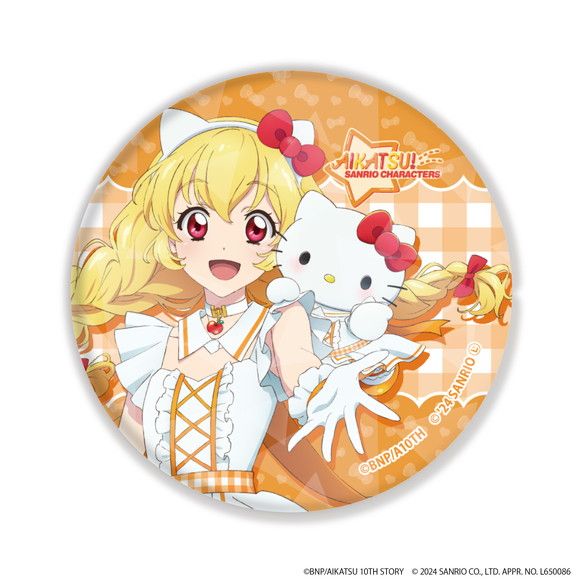 アイカツ アニメイトgirly アイカツ ガーリーレッド いちご 缶バッジ