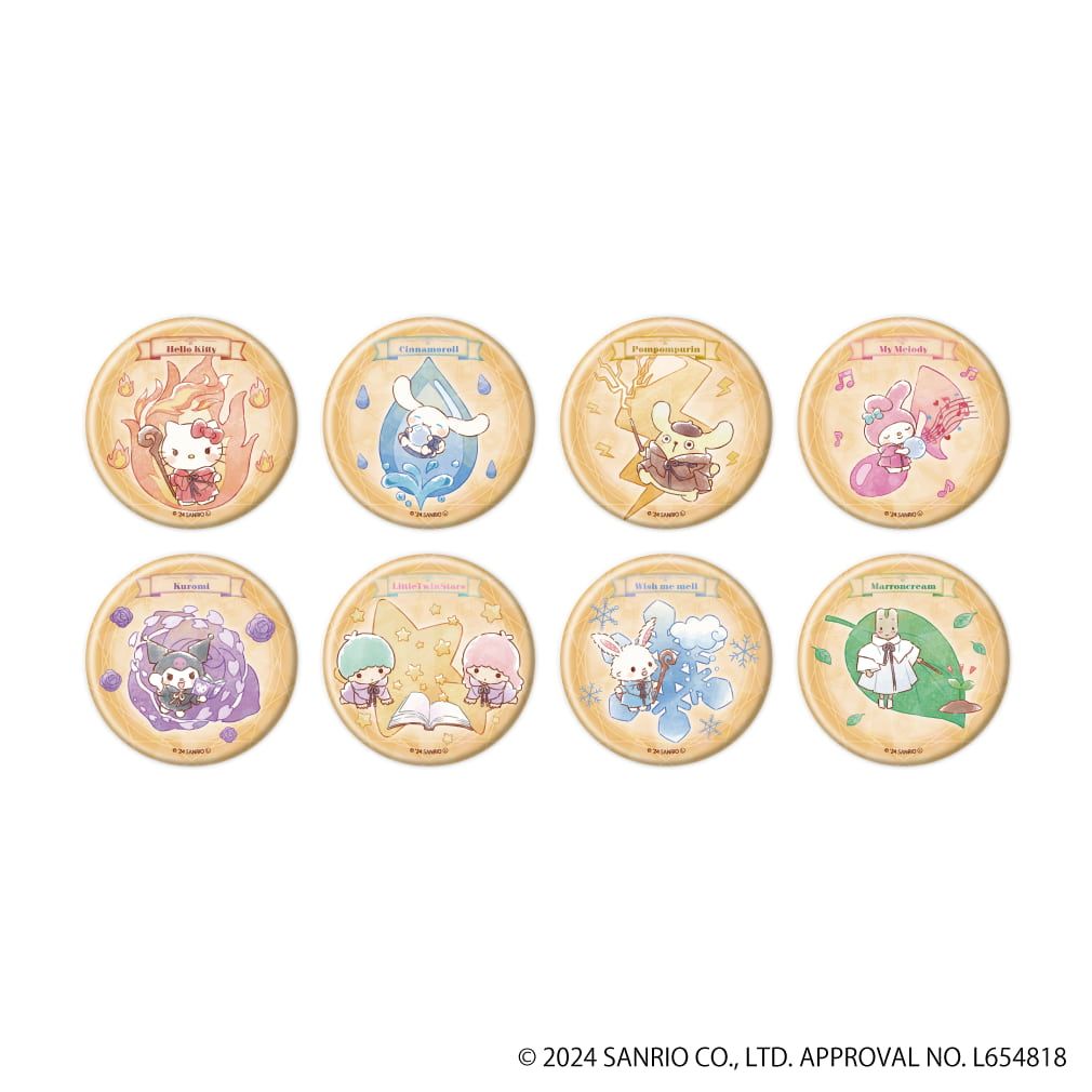 サンリオキャラクターズ｜ホログラム缶バッジ(57mm)「サンリオ