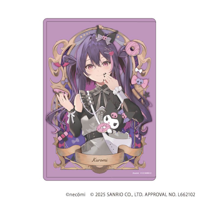 necömi×サンリオキャラクターズ｜A4静電気ポスター(2枚セット)「necomi