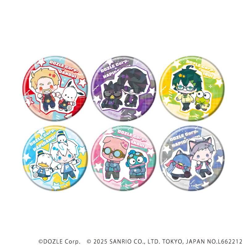 ドズル社×はぴだんぶい｜ホログラム缶バッジ(57mm)「ドズル社×はぴだん