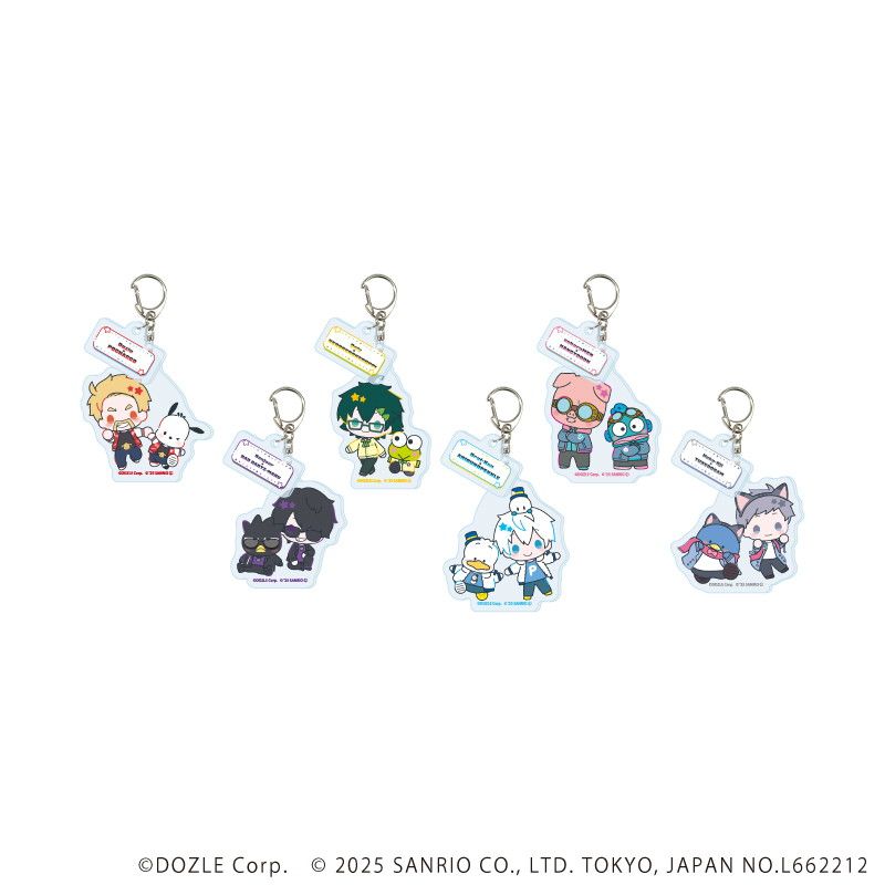 ドズル社×はぴだんぶい｜パーツ付きアクリルキーホルダー「ドズル社×は