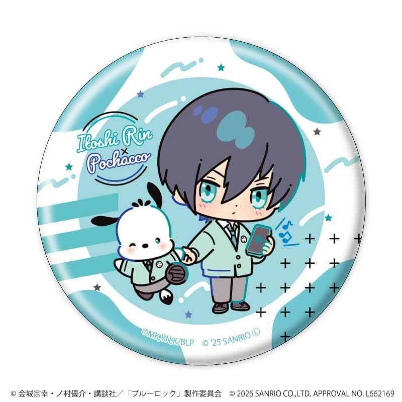 TVアニメ『ブルーロック』×サンリオキャラクターズ｜缶バッジ「TV