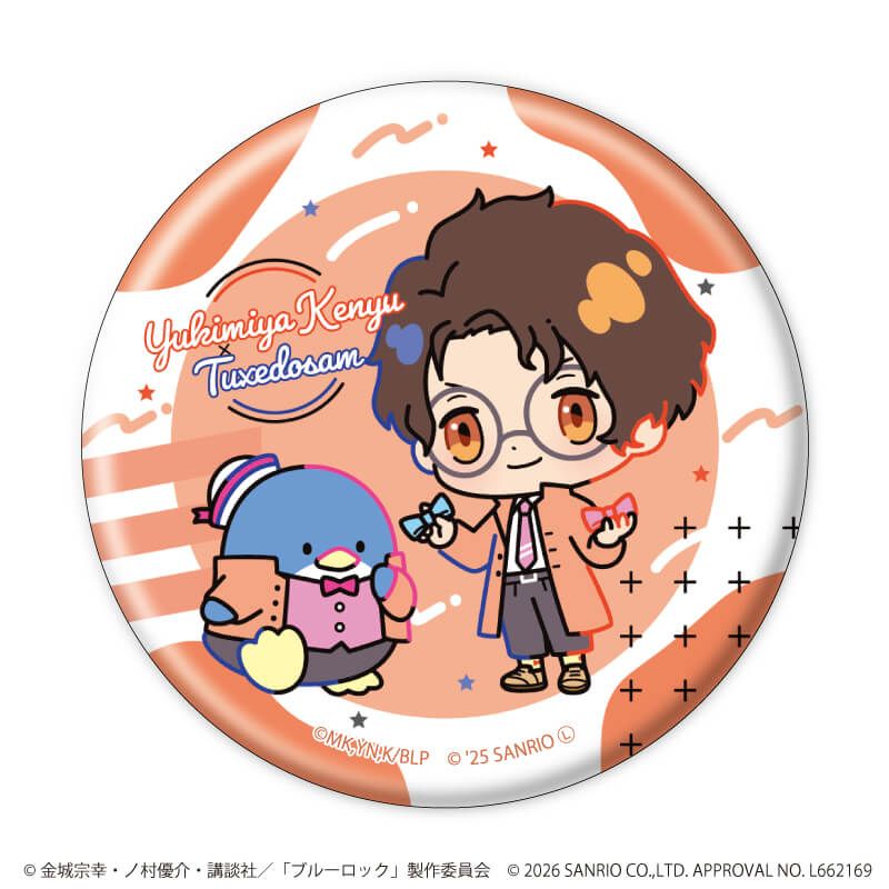 TVアニメ『ブルーロック』×サンリオキャラクターズ｜缶バッジ「TV