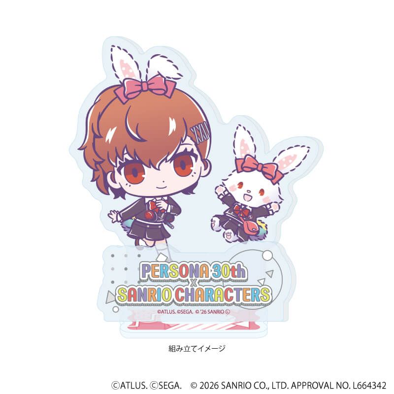 P30th×サンリオキャラクターズ｜アクリルスタンドプレート「P30th