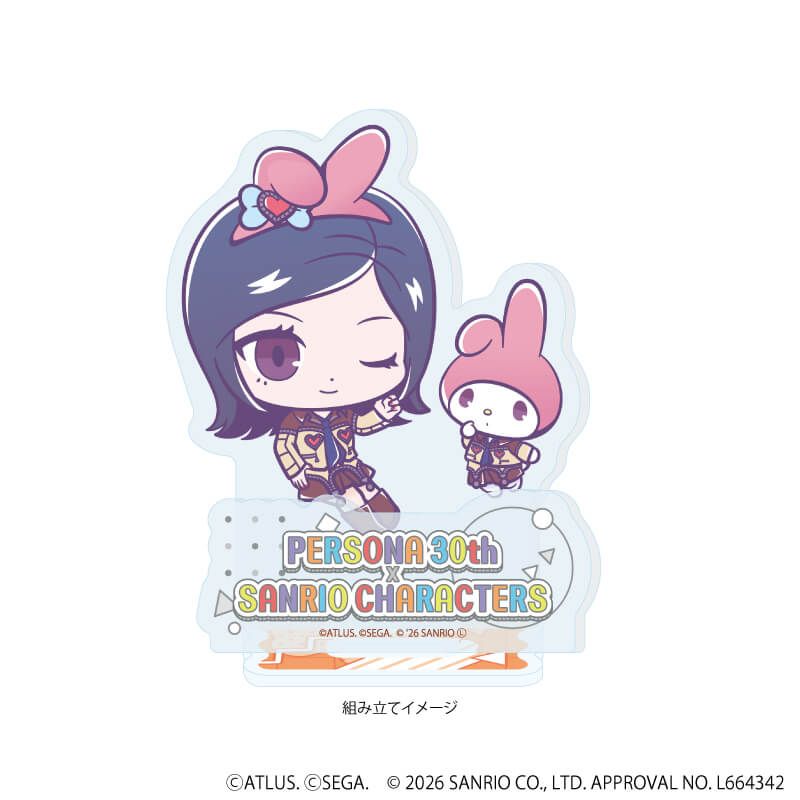 P30th×サンリオキャラクターズ｜アクリルスタンドプレート「P30th